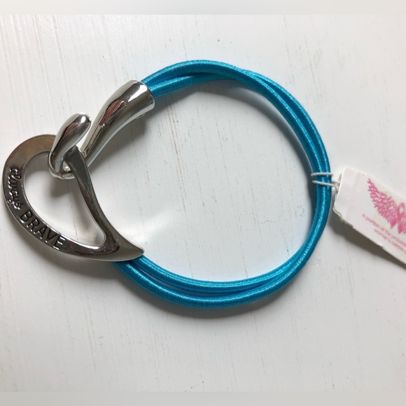 NWT Alexa’s Angels Always Brave Cancer Support Bracelet - Picture 1 of 5